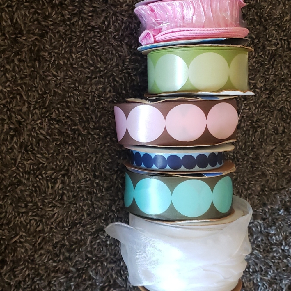 Set of colorful ribbon